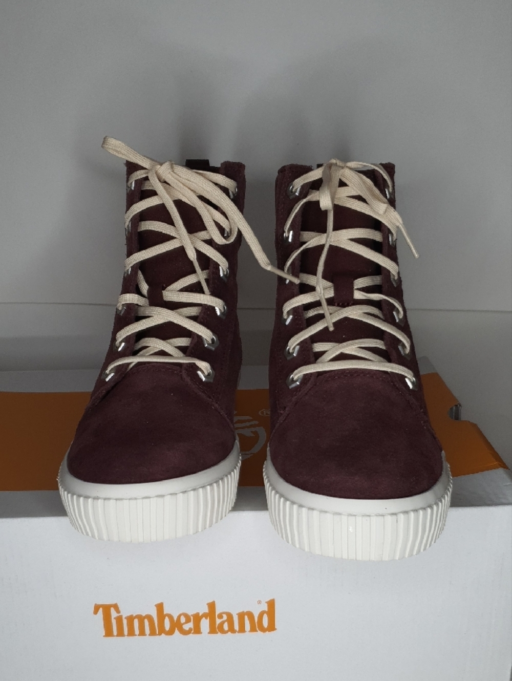 TIMBERLAND Skyla Bay Suede Boots Dark Burgundy NWT + FREE GIFT - Picture 2 of 7